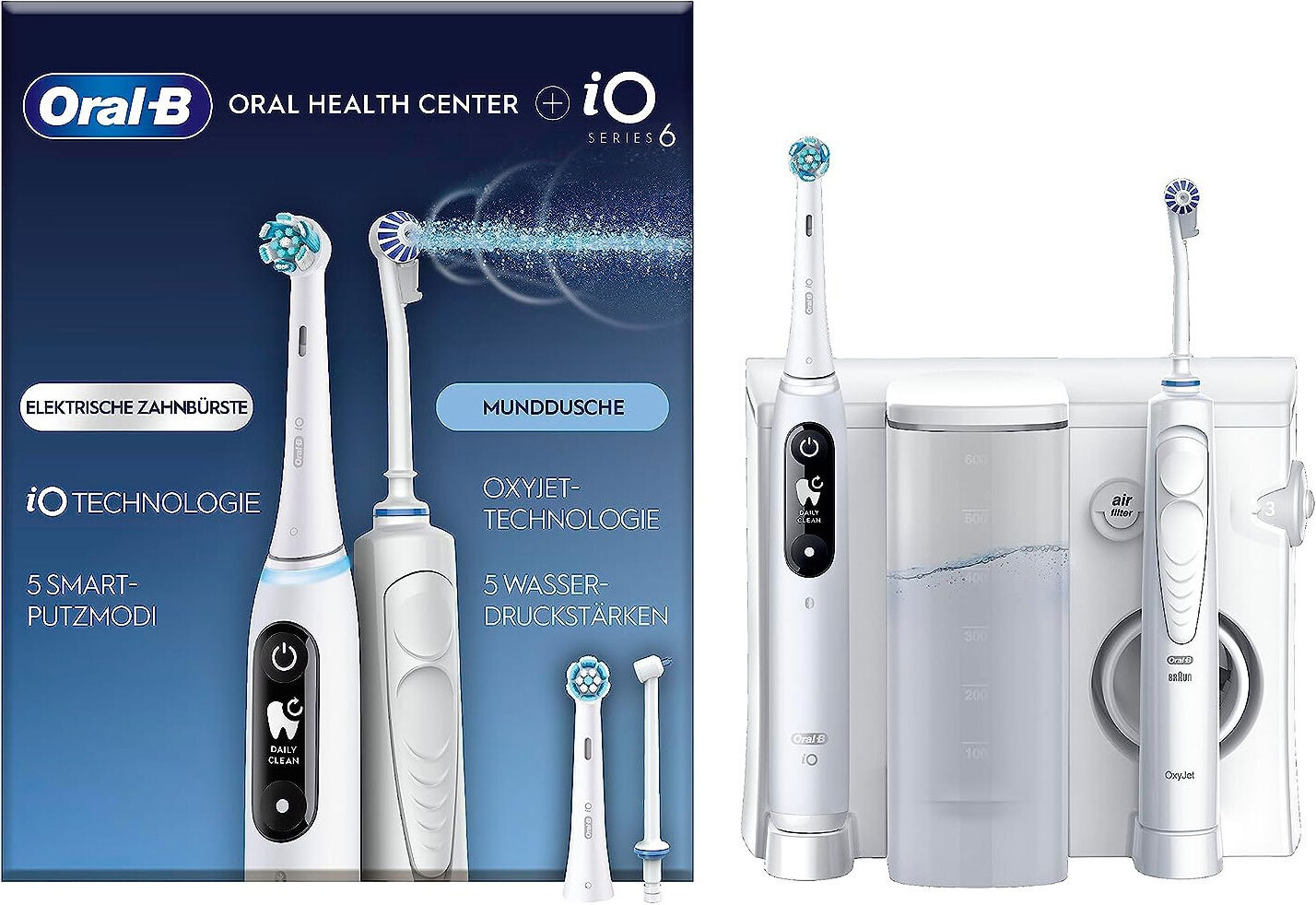 Oral-B Oral Health Center + iO Series 6 biela
