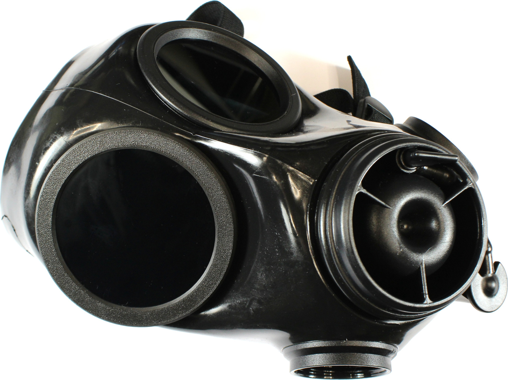 M-Teile-Store Outsert Linsen für FM12 Gasmaske Schwarz Außenring Gasmask Britische FM12 SAS