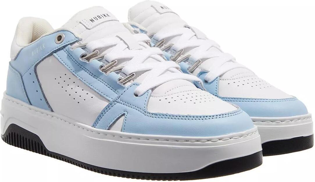 Nubikk Basket Buxton White Leather Blue