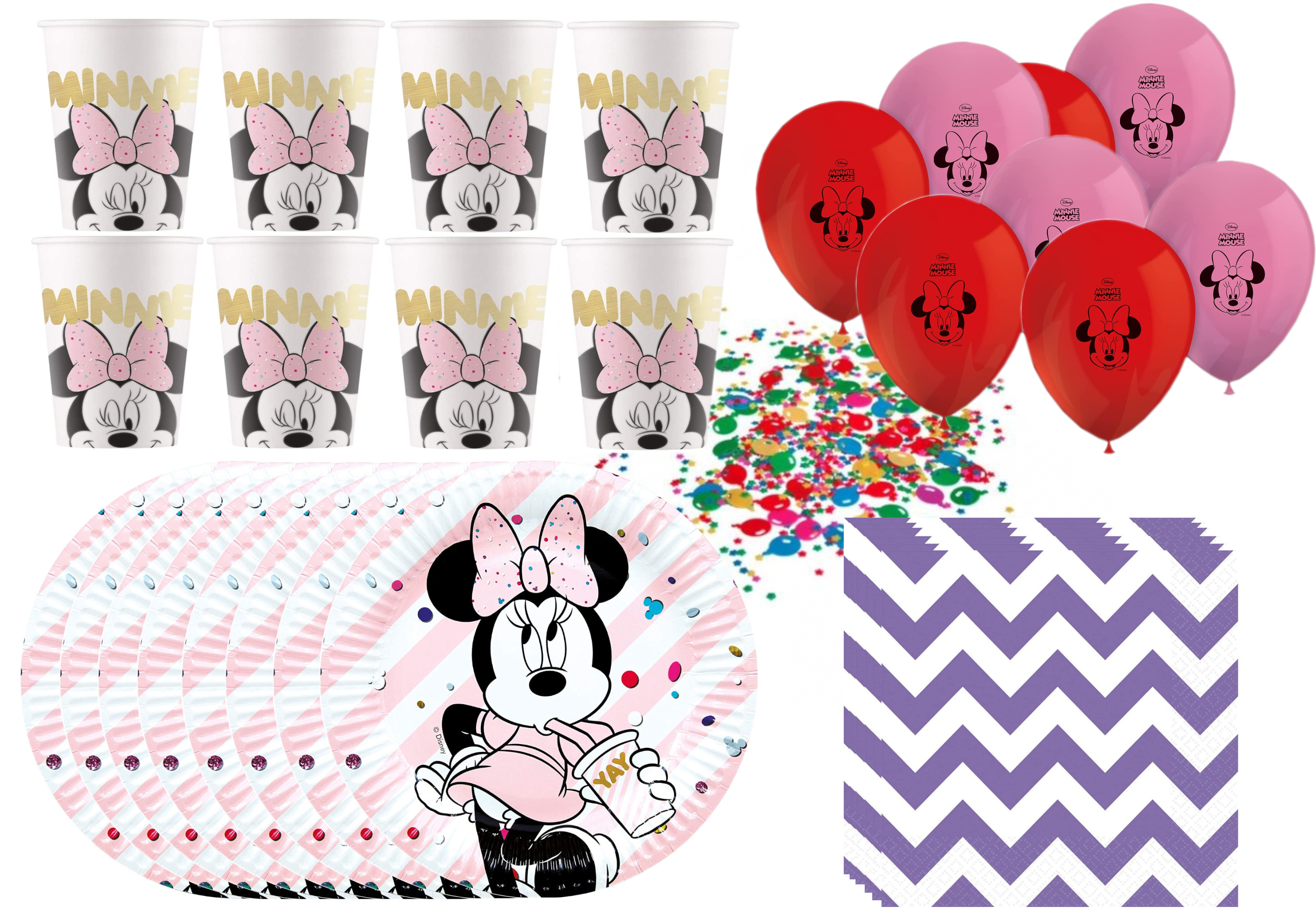 Disney™ Minnie Maus™ Geschenktüten Kindergeburtstag Lizenzware 6