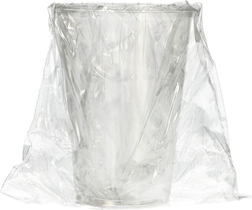 Plastikbecher (PP), 0,5 L 9,5 Cm · 13,7 Cm Weiss Mit Schaumrand