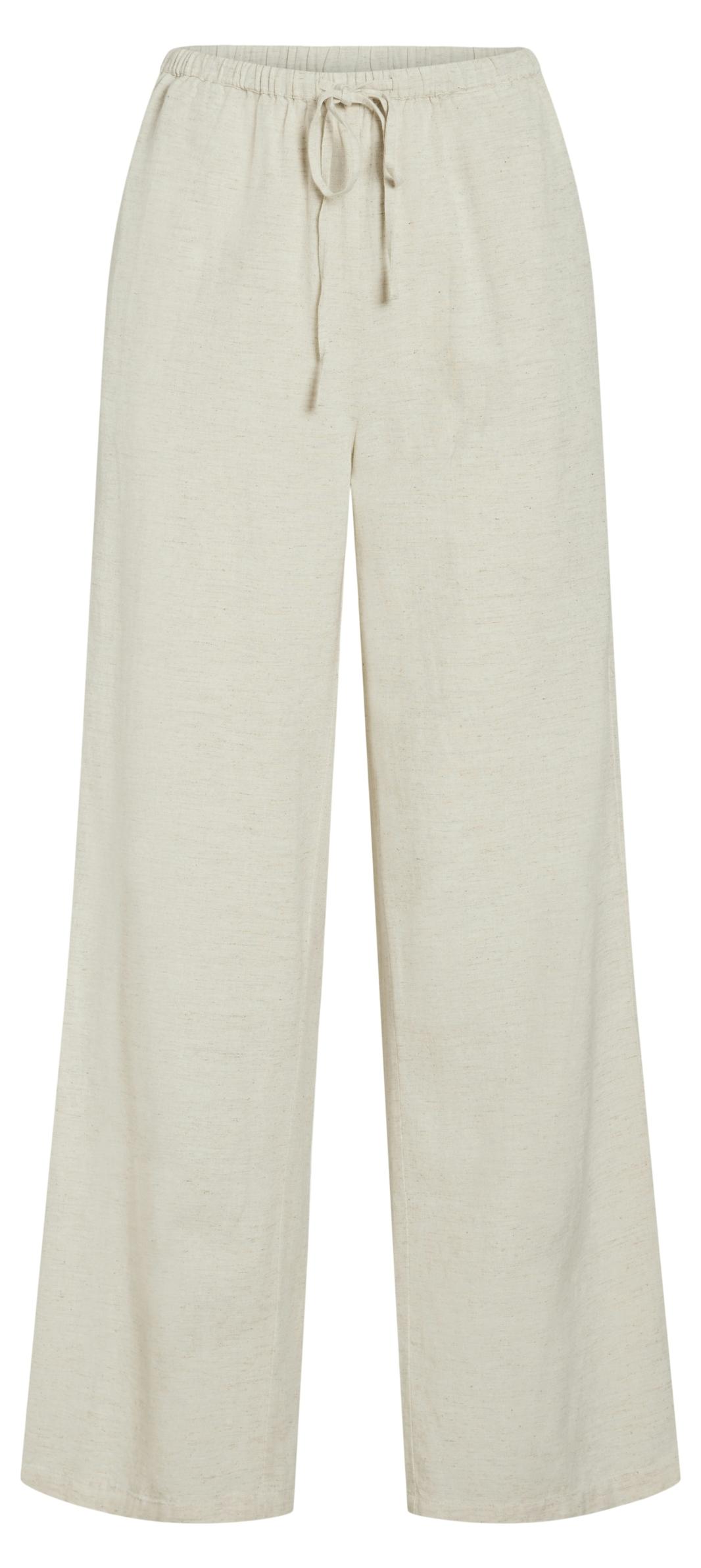 Vila (97) Super Light Natural Melan Super Light Natural Melan 42 VIPRISILLA RW PANTS - NOOS