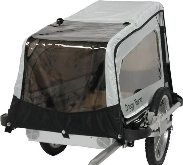 Fahrradanhänger / Hundeanhänger Kids Touring Doggy Tourer S silber KD-110000-S