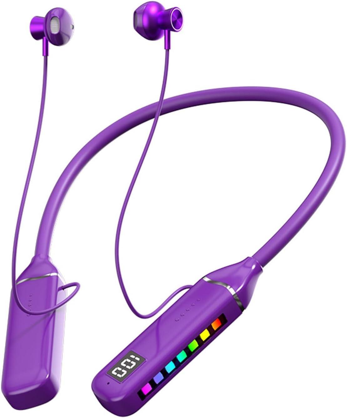 Xmenha In-Ear-Kopfhörer,Nackenbügel, Bluetooth 5.3, magnetisches Design, wasserdicht, In-Ear-Kopfhörer zum Laufen, HD-Stereo-Sound, Bluetooth-Kopfhörer Sport