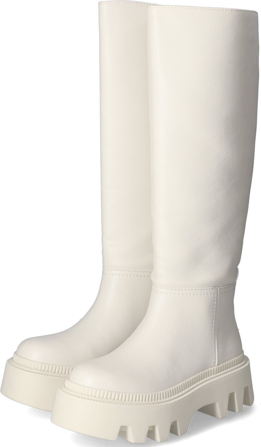 Buffalo Flora Boot - Vegan Nappa - Cream Kunstleder Größe: 41 Normal 1220027