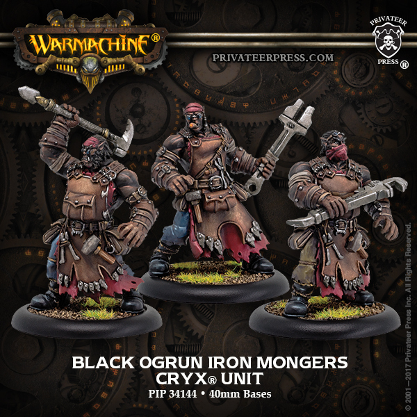 Privateer Press Cryx Black Ogrun Iron Mongers Blister