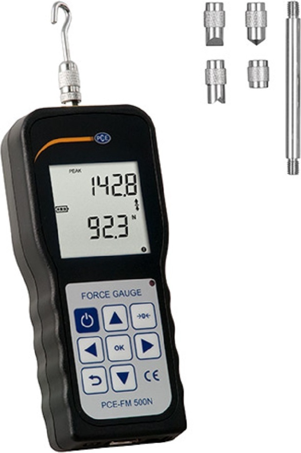 PCE Kraftmessgerät Zug- und Druckkraft Dynamometer PCE-FM 500N