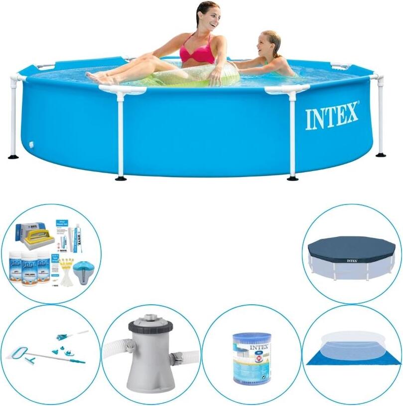 Intex Kovový rám 244x51 cm Round - Bazén s príslušenstvom