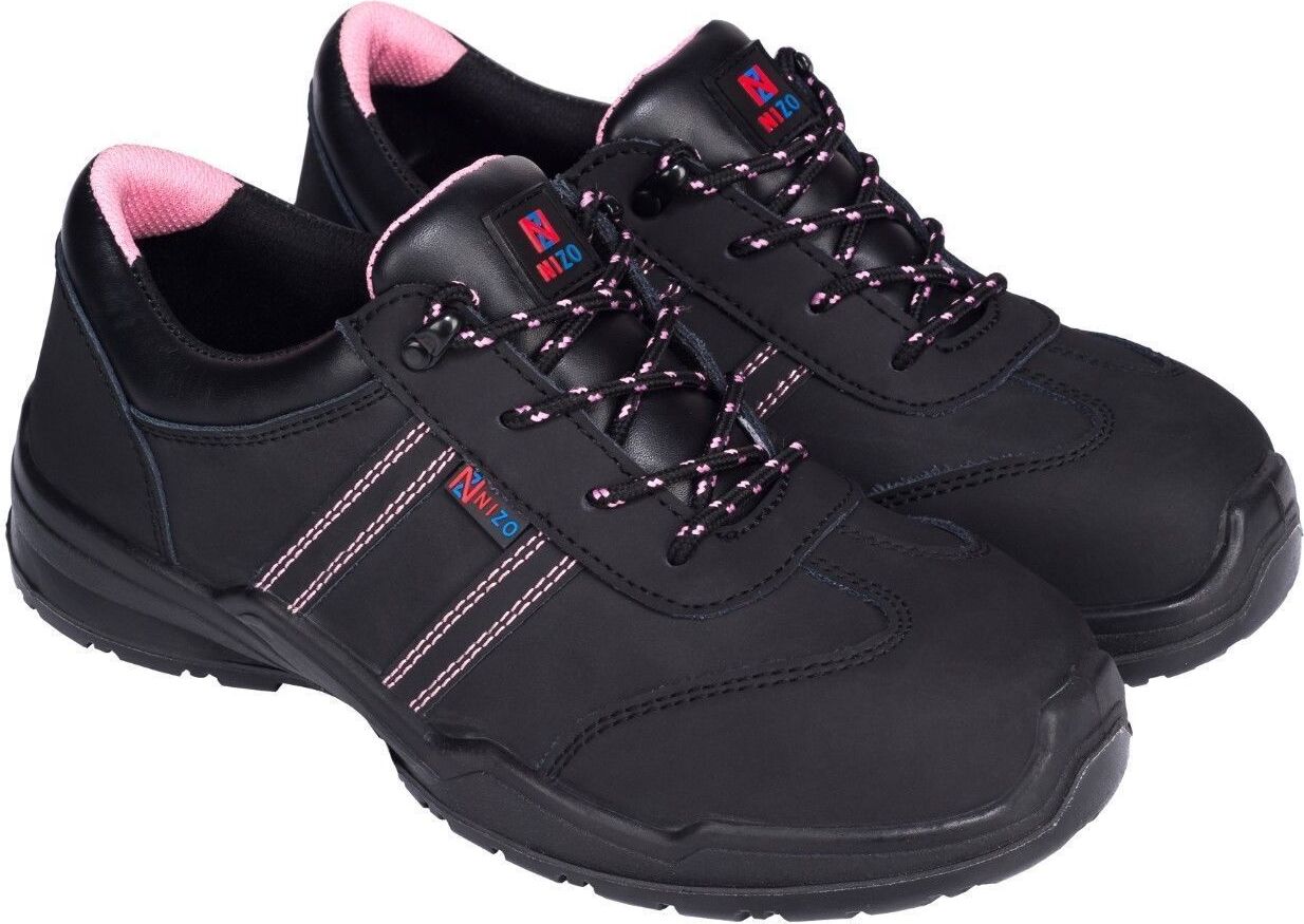 K & G Damenschuhe NIZO 100 Gr. 36 Arbeitsschuhe Sicherheitsschuhe Schuhe S1 Schutzschuhe Gartenschuhe mit Stahlkappe Halbschuhe Damen nz100