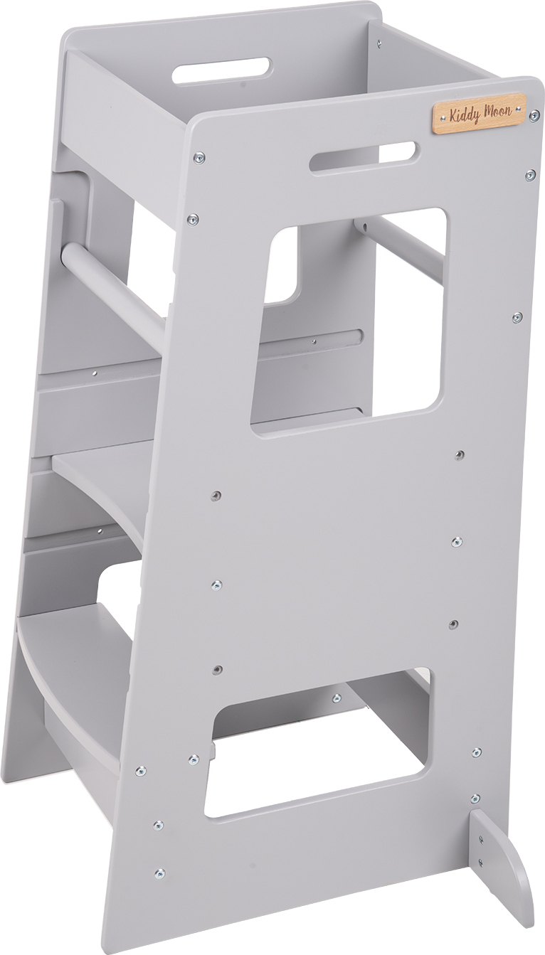 Woody - Sgabello in legno bianco - Set da 2 pz