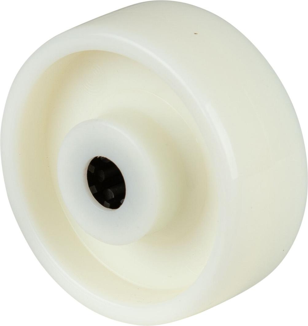 BS Rollen BS Kunststoffrad B10, PP, Rad-Ø 80 mm, Radbreite 30 mm, Tragkr. 125 kg, Rollenlager, Lauffl. Kunststoff weiß B10.080
