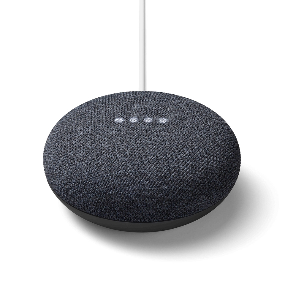 Google Nest Mini 2nd 2 Generation Smart Lautsprecher Grau Kreide Weiß Neu OVP 