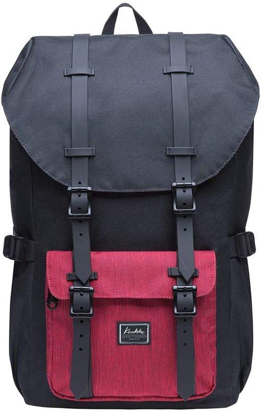 OEM KAUKKO-Reisetasche für Herren, schwarz-rot, ein Großformat, Tagesgepäcktasche 2026