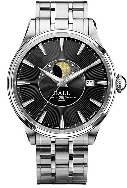 Ball Trainmaster Moon Phase Automatik Herrenuhr