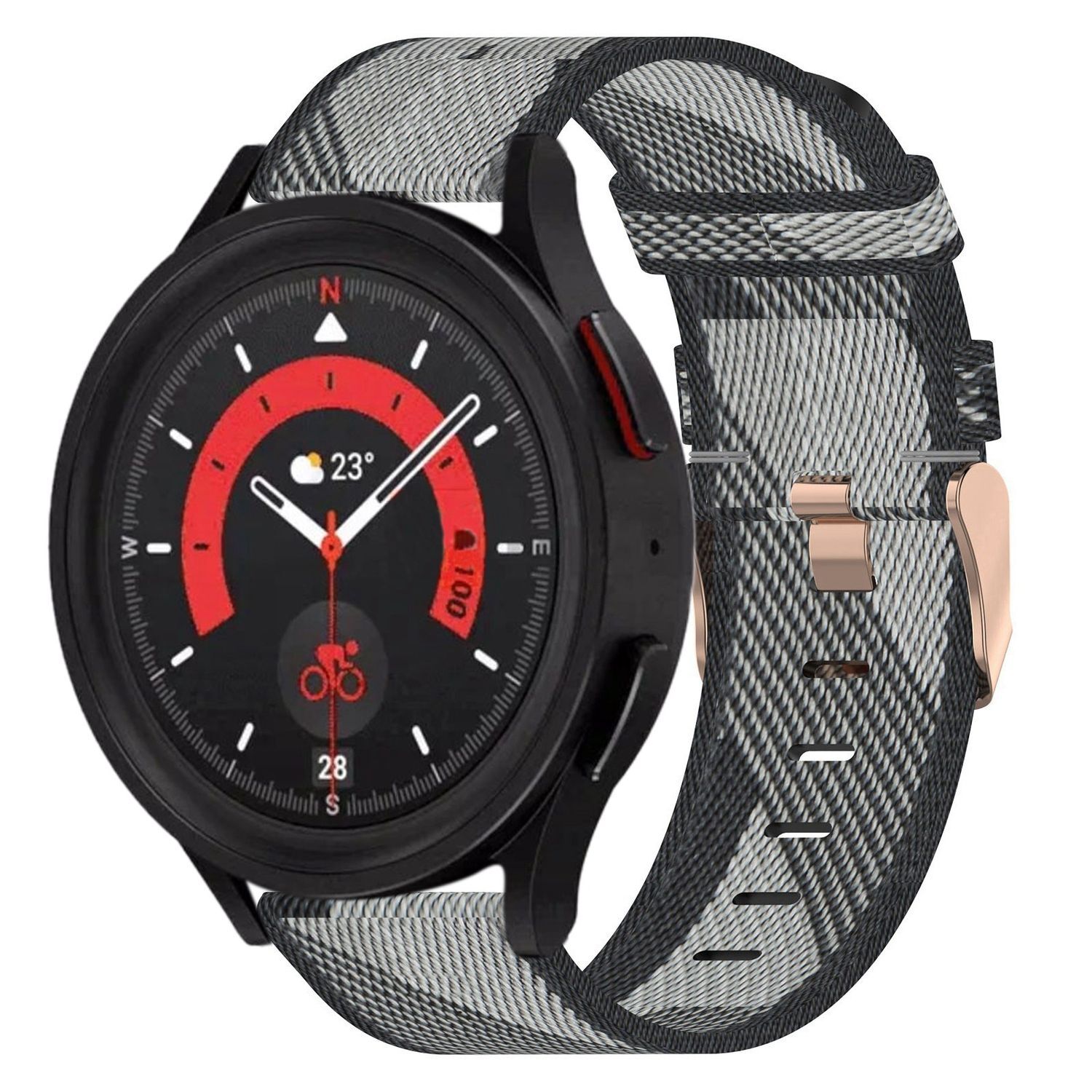 Pre Samsung Galaxy Watch FE 6 5 4 Normal Pro Classic Nylon Armband