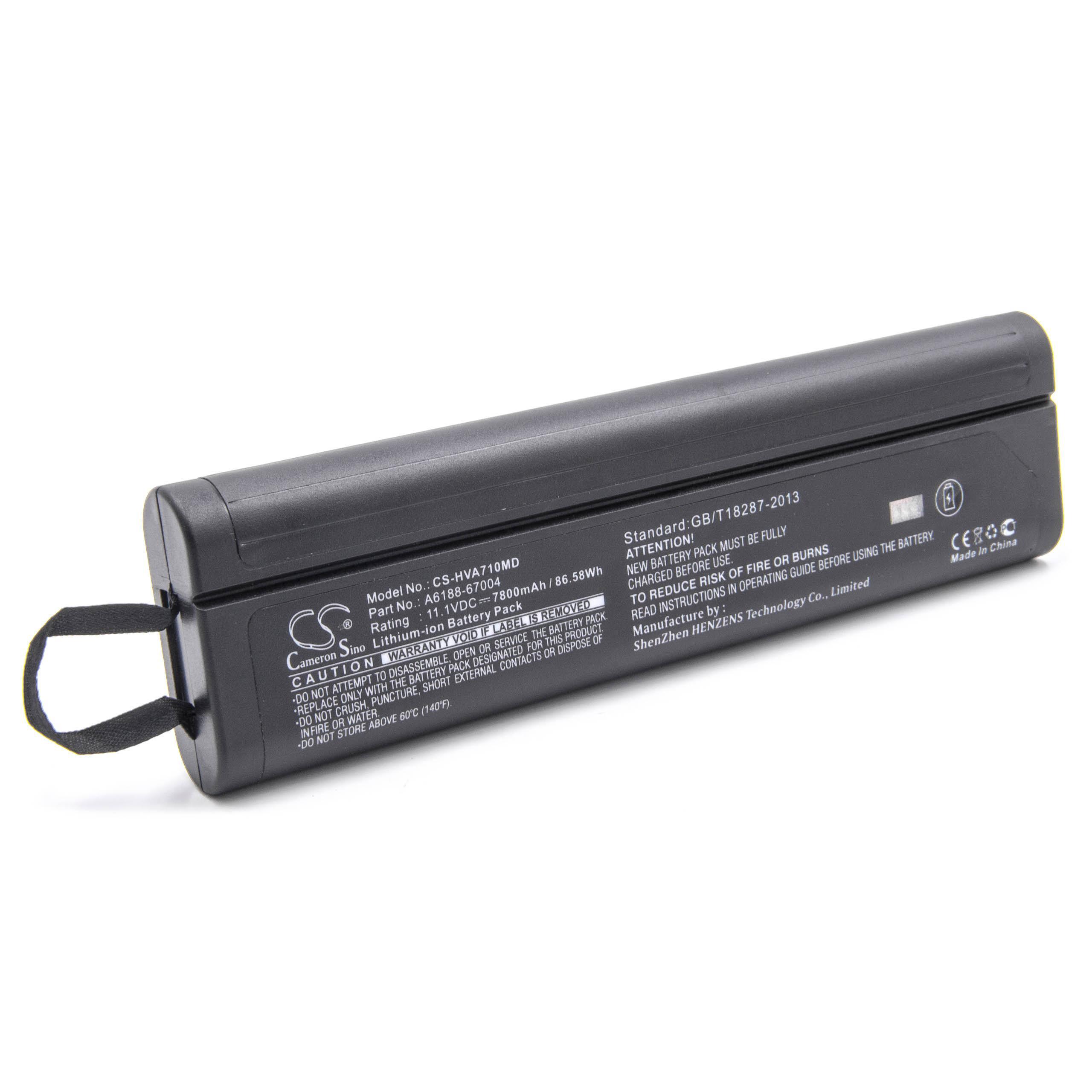 vhbw Akku kompatibel mit Philips Pagewriter Touch Raid-Controller (7800 mAh, 11,1 V, Li-Ion) 124032911-2