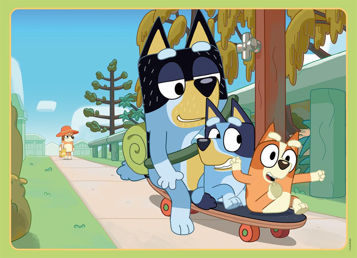 Nathan Bluey Puzzle Familiennachmittag 45 Teile Kinderpuzzle 86164