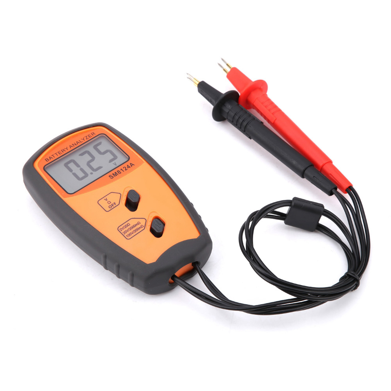 Voltmeter odporu, SM8124A Voltmeter odporu, Tester napätia, Tester napätia batérie, Voltmeter odporu s LCD displejom