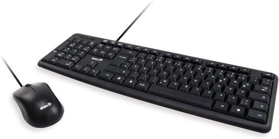 OEM Softkontakt-Tastatur-Set - 105 Tasten - Schwarz - Arbeitsplatz - Büro - Heimarbeit 2026