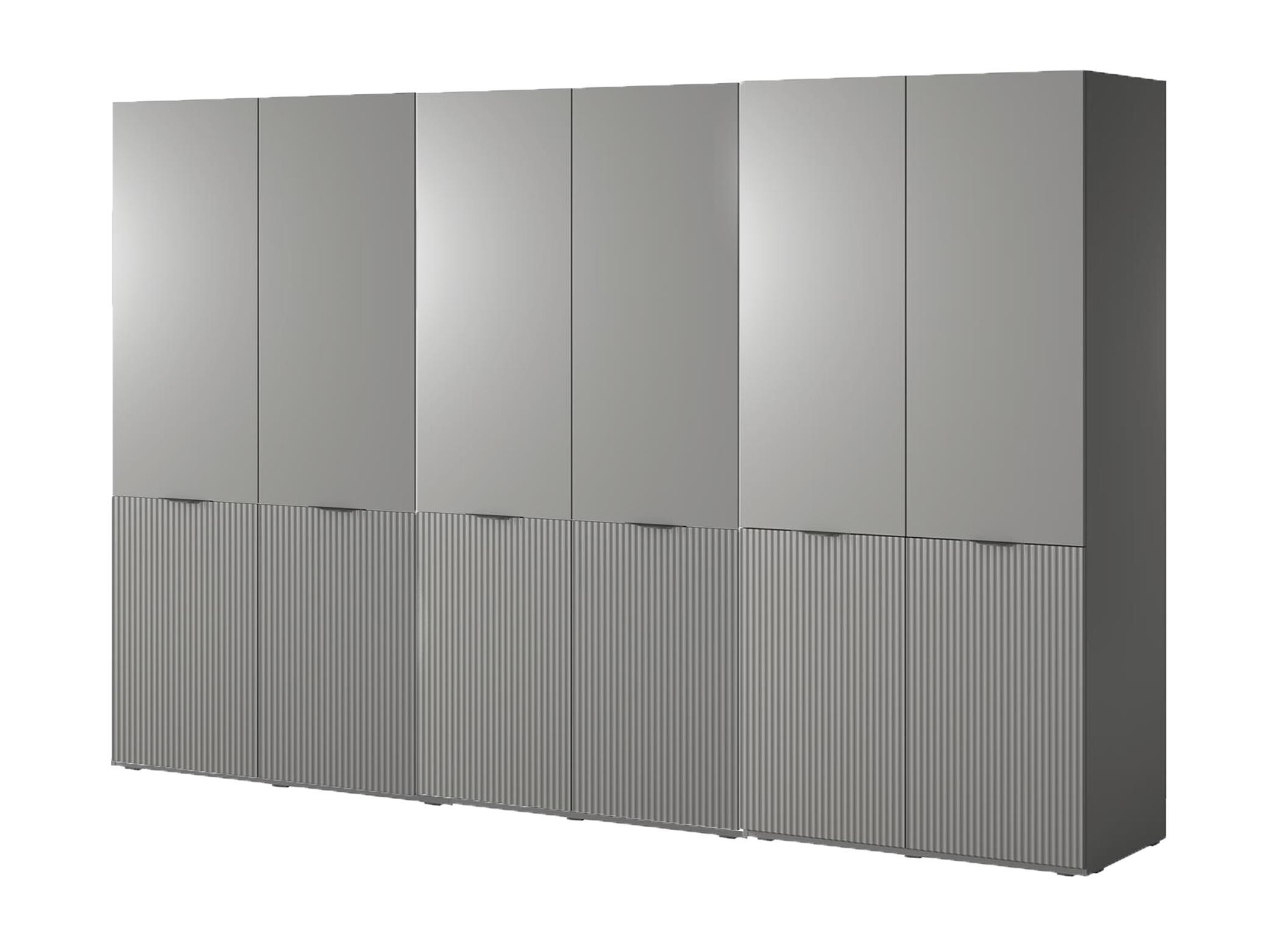 BETTSO Satz von 3 modularen Schränken SANDBOX 3X NOVA grau SANDBOX NOVA
