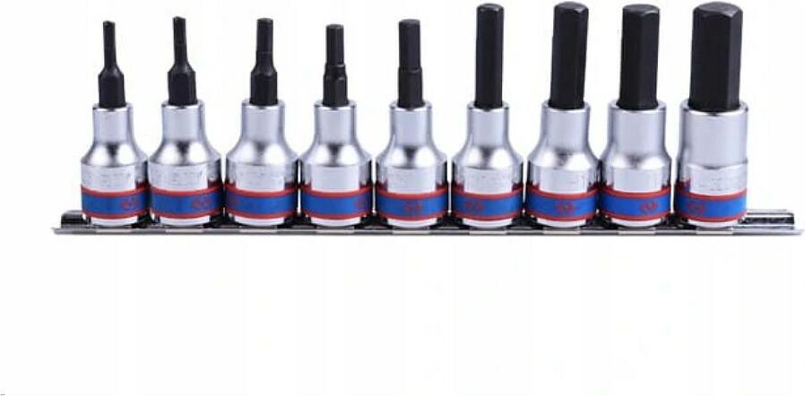 King tony nasadki imbusowe 1/2" dugie 9cz. 4-17mm