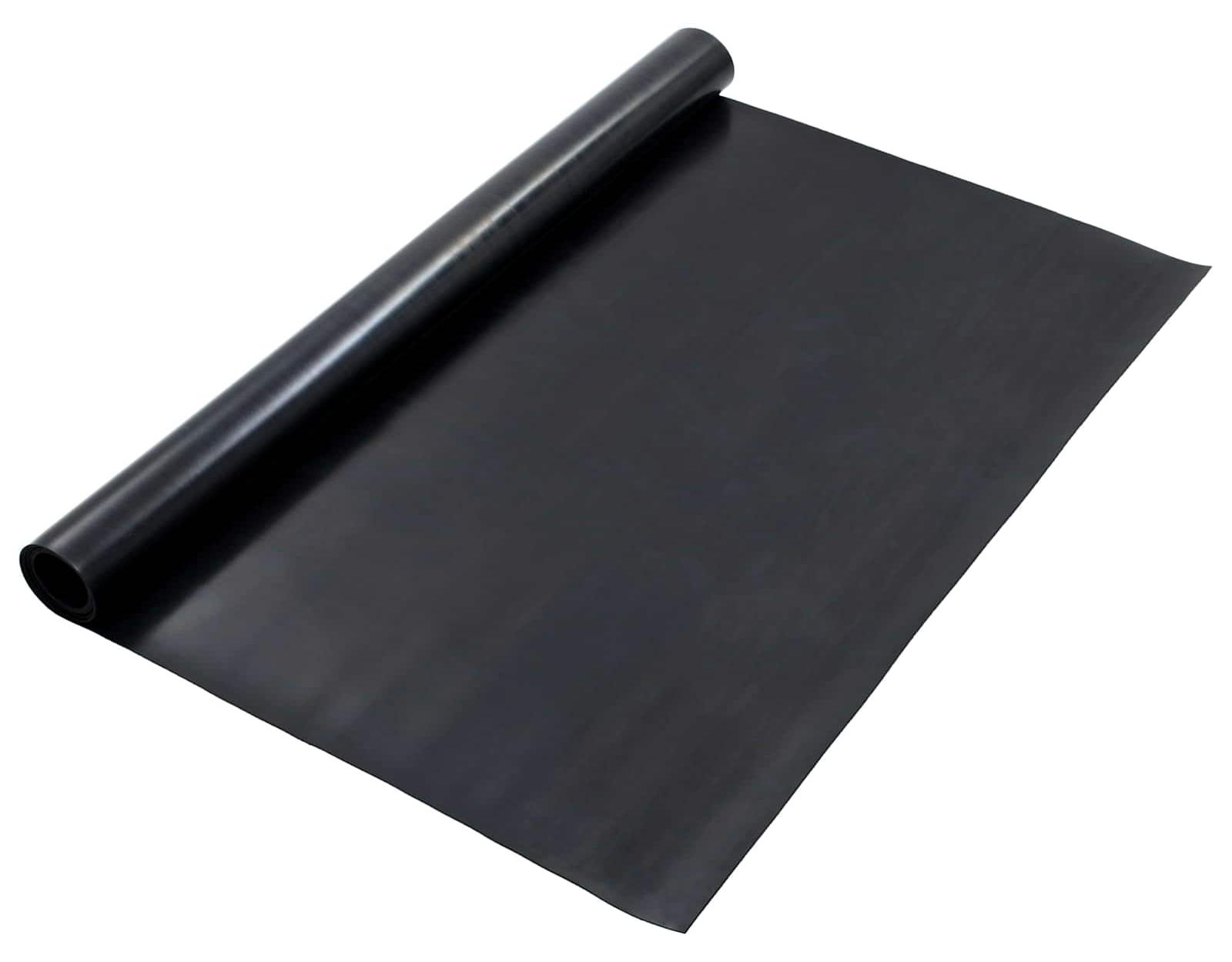 vidaXL Bodenbelag Schwarz 1,2 x 2 m Gummi 42046736