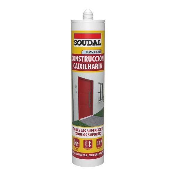 Silikon Soudal 115785 Konstruktion Durchsichtiges 290 ml 96416