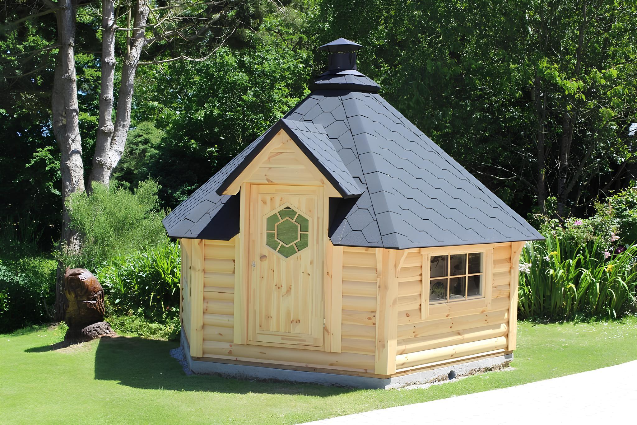 AEA Grillkabine Grillkota Hütte Grillhütte Haus Finnische Grills Grillhaus 9,2 m² JVM4069424564020