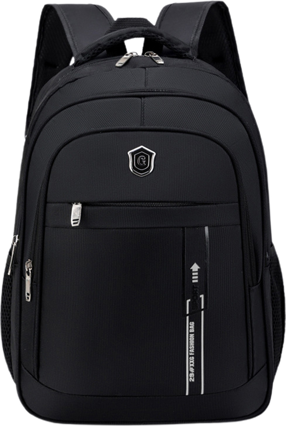 Bremen Herren-Rucksack, große Kapazität, wasserdicht, mit Reißverschluss, gut belastbar, verstellbarer Riemen, Oxford-Stoff, verschleißfest, Reise-Laptoptasche, Rucksack, Bürobedarf 3665603