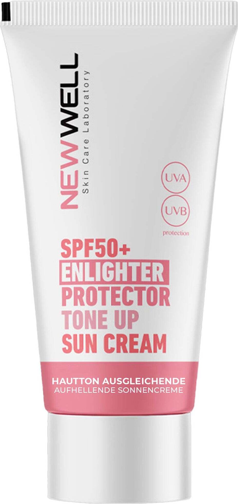 NEWWELL Aufhellende Sonnencreme SPF50+