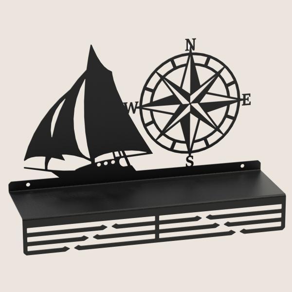 Domer PACYFIC Medaillenregal mit Metallboden s