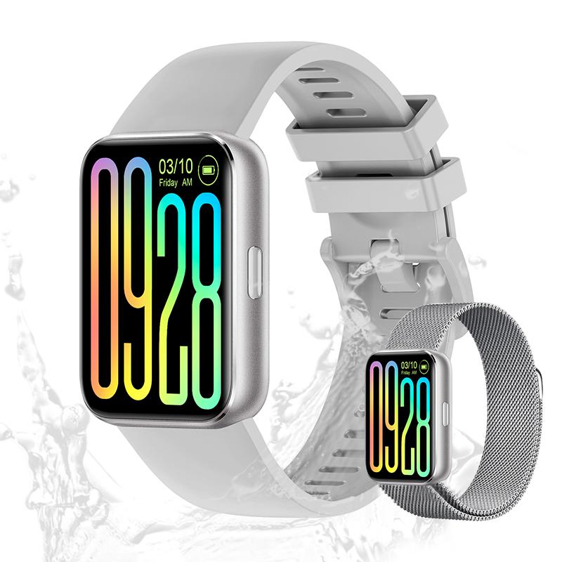 Valdus Herren Smartwatch – IP68/1ATM Wasserdicht, Telefonfunktion, Fitness-Tracker mit SpO, Stressanalyse & über 120 Sportmodi – Grau