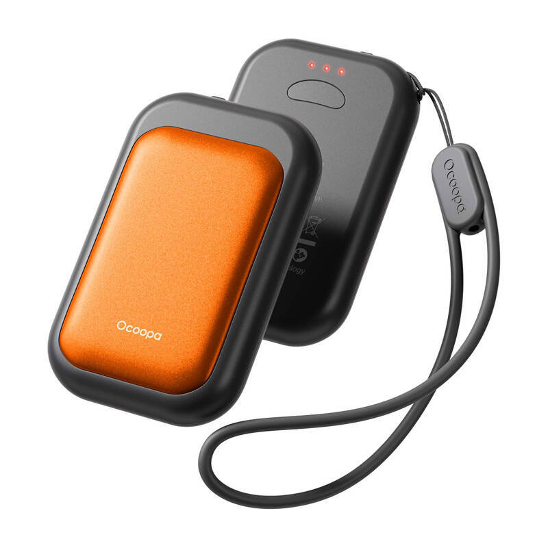 Ocoopa UT4 Young 2x2500 mAh ohrievač rúk, USB-C, čierna a oranžová