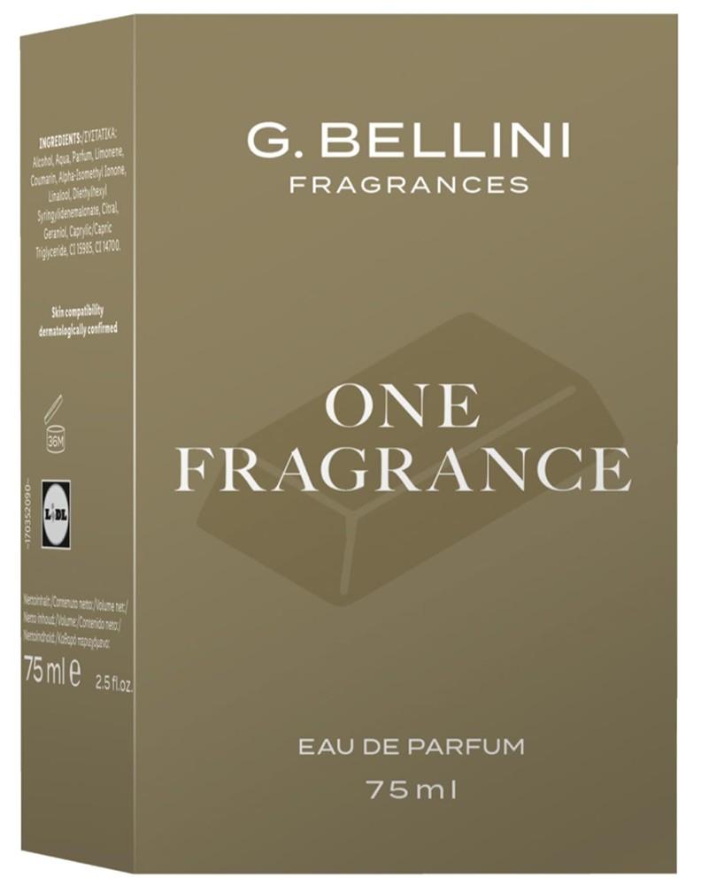 G. Bellini Fragrances, ONE FRAGRANCE, Eau de PARFUM Spray for Men, 75 ml 54561