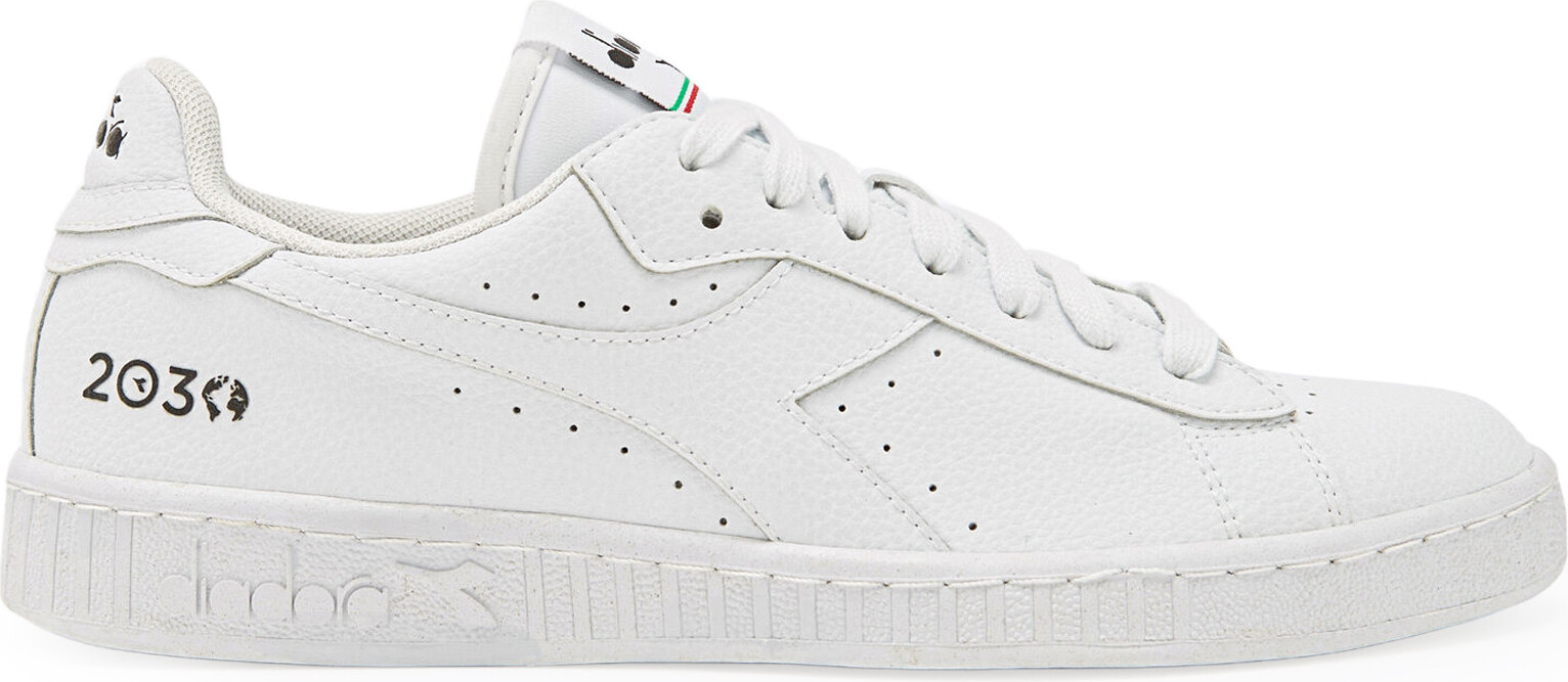 DIADORA Pánske kožené biele topánky GR83983 - veľkosť: 41