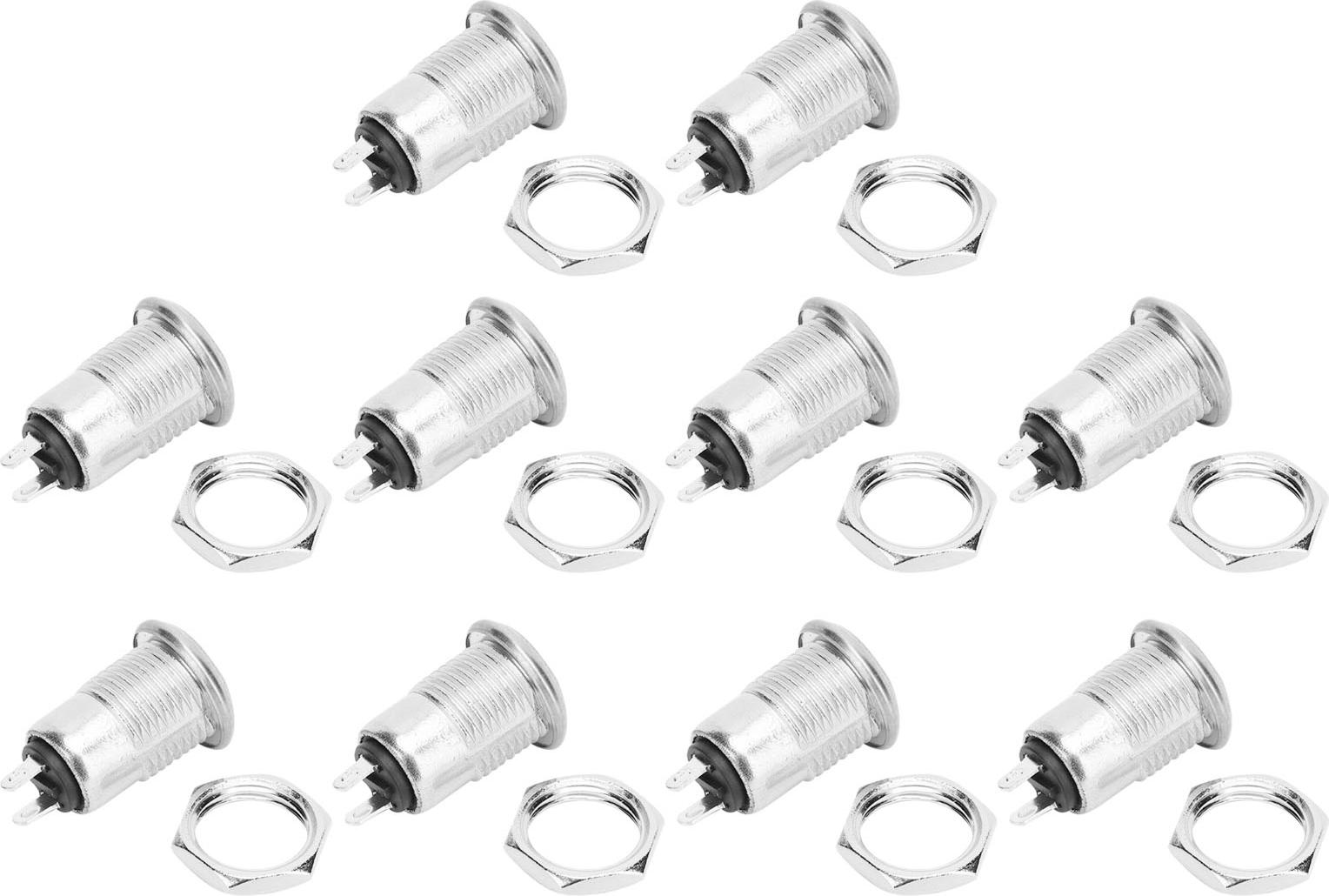 TWO TREES 10 St¹ck Schl¹sselschalter AUS-EIN Doppelzug f¹r Kfz-Modifikation, kurzes Stromschloss 12 x 21,5 mm