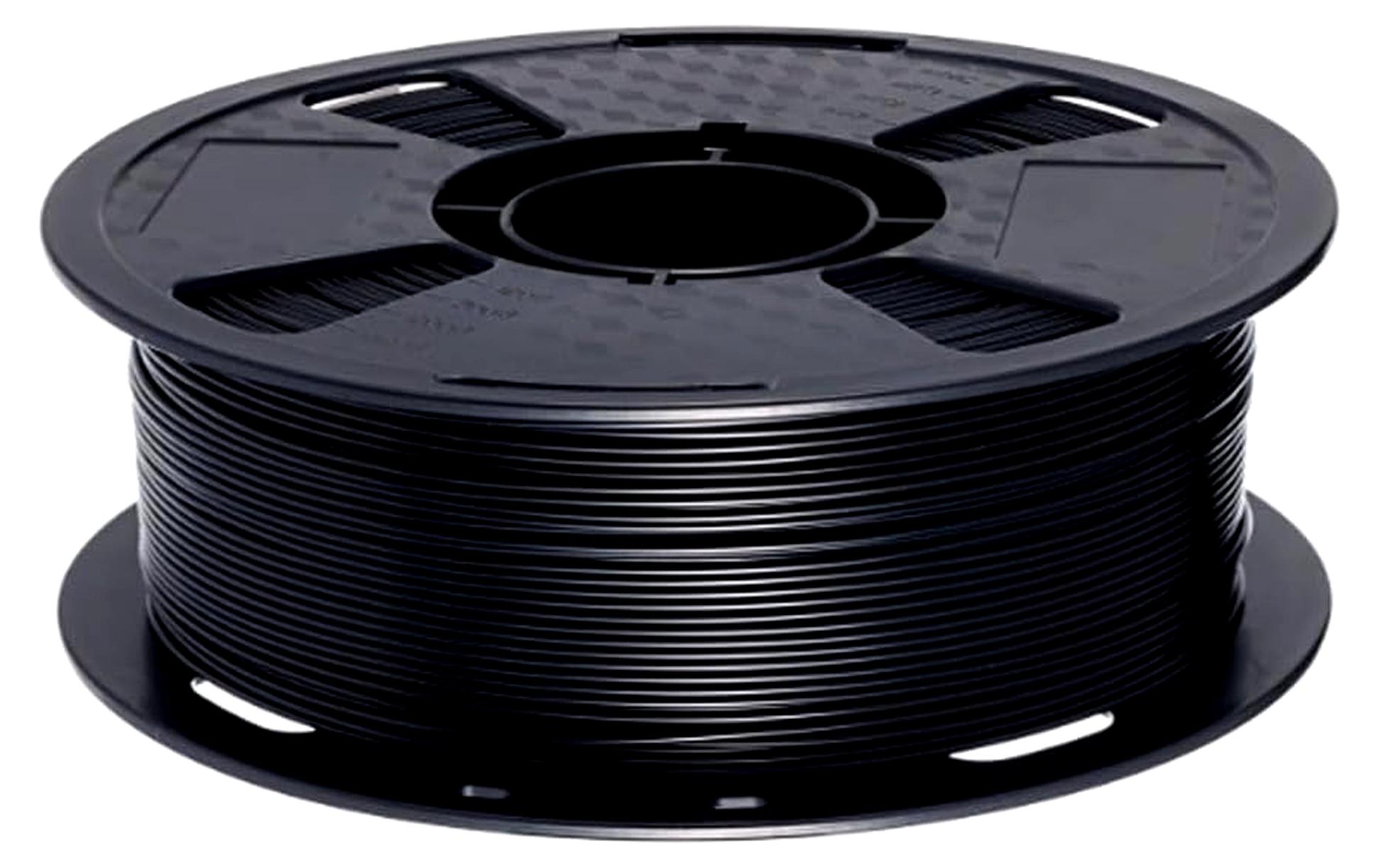 Markenlos PCTG-Filament, schwarz, 1,75 mm, 1 kg, 3D-Drucker-Filament, FDM, 3D-Druckmaterialien