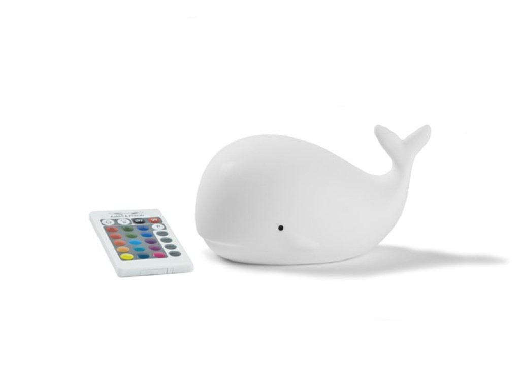 Filibabba Lampada da terra a LED - Christian the Whale 30 cm