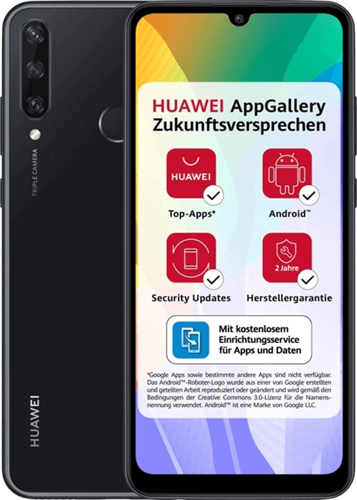 Huawei Y6p 64GB Midnight Black