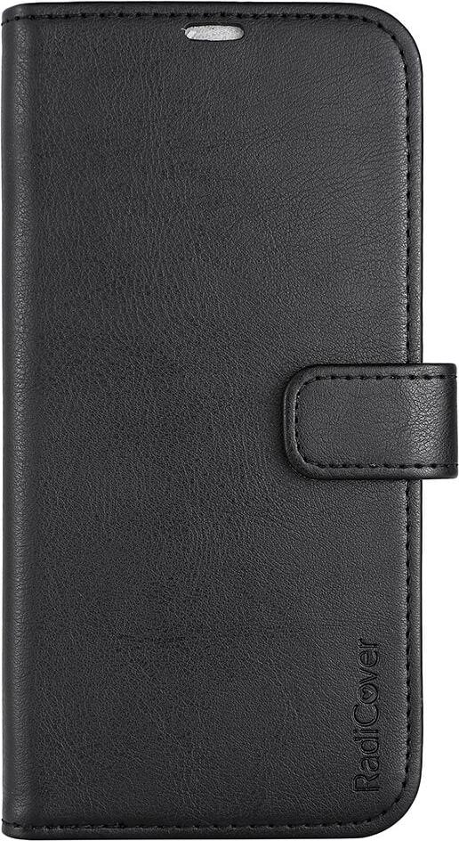 RADICOVER Flipcover 3 Card Anti Radiation iPhone 14 Plus 6,7" Schwarz PolyurethanRFID 587096