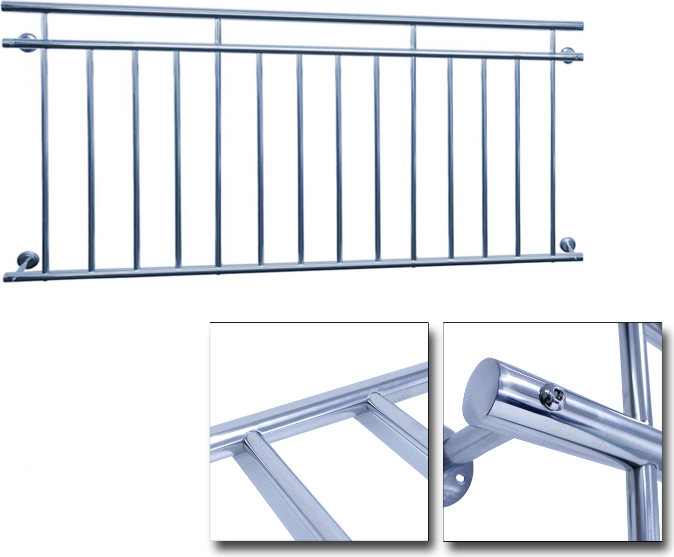 HAGO IP-159 / Französischer Balkon 90x184 24206