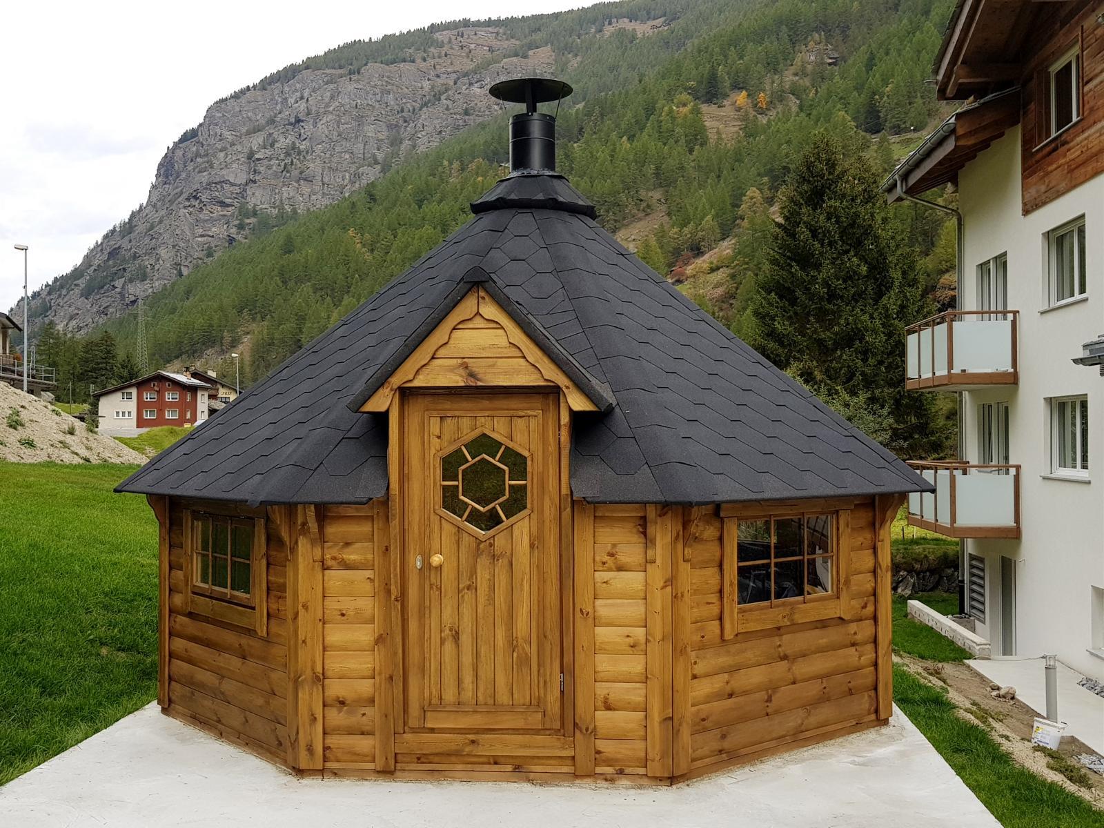 AEA Grill Grillkota Hütte Grillhütte Haus Finnische Grills Grillhaus 14,9 m² Kota JVM4069424564006