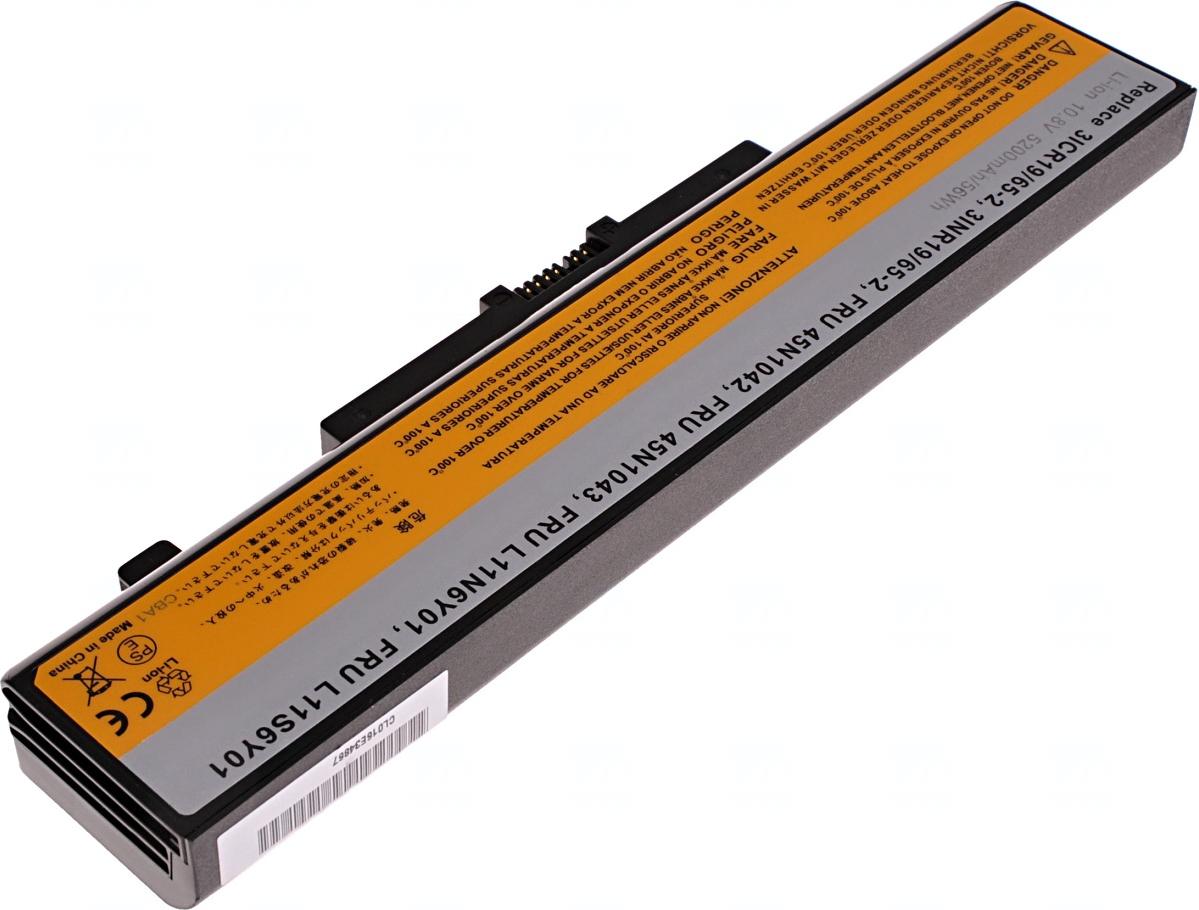 Batéria T6 Power Lenovo IdeaPad Z580, G580, G500, G510, G700, 5200mAh, 56Wh, 6 článkov