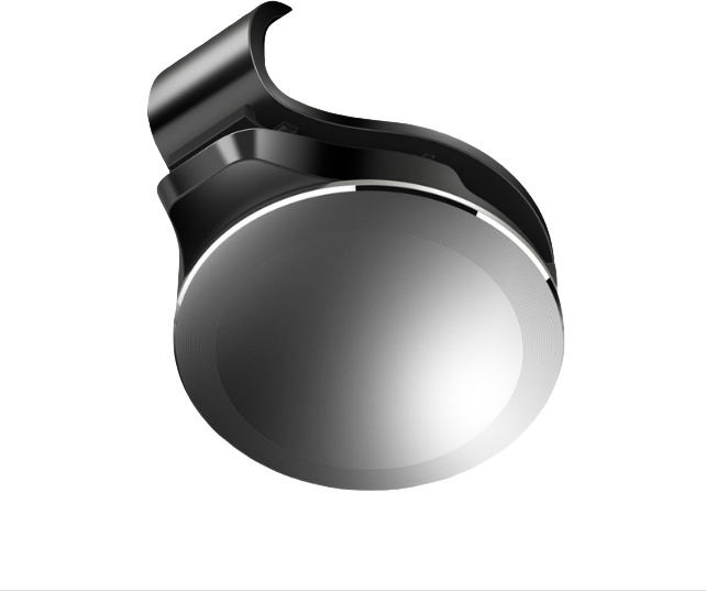 INF Multifunktions-Sonnenbrillenhalter für die Auto-Sonnenblende Silber 358318