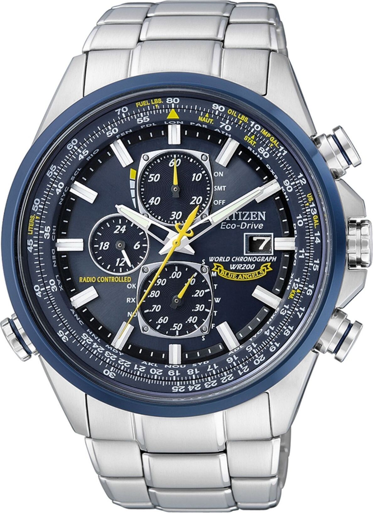 Citizen quartz wr200 blue angels sale