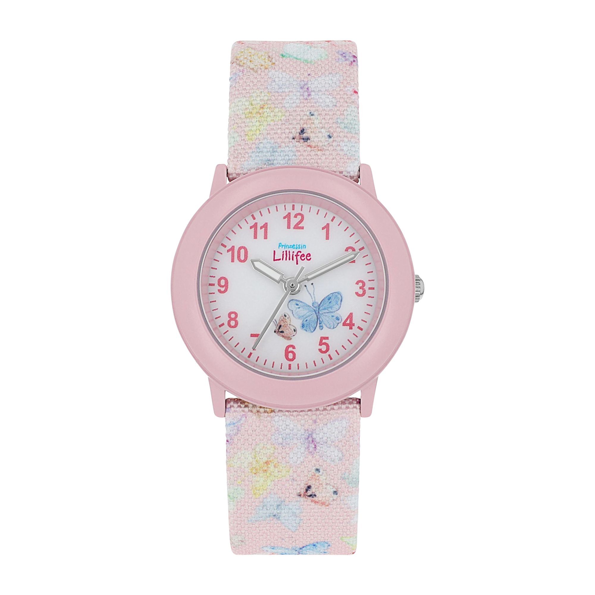 Prinzessin-Lillifee Prinzessin Lillifee Uhr Kinder Armbanduhr Mädchenuhr Textil 2037730