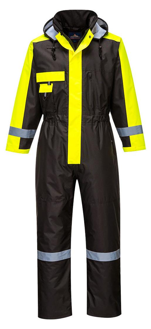 PORTWEST Winteroverall S 585 schwarz/gelb Gr. S S585