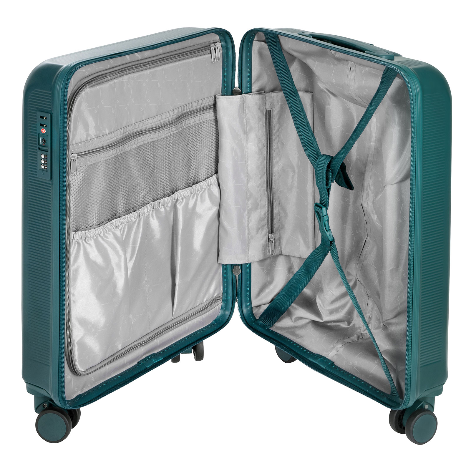 d & n lederwaren d&n Lederwaren D&N Travel Line 2500 - 4-Rollen-Trolley M 67 cm 639-70-00024