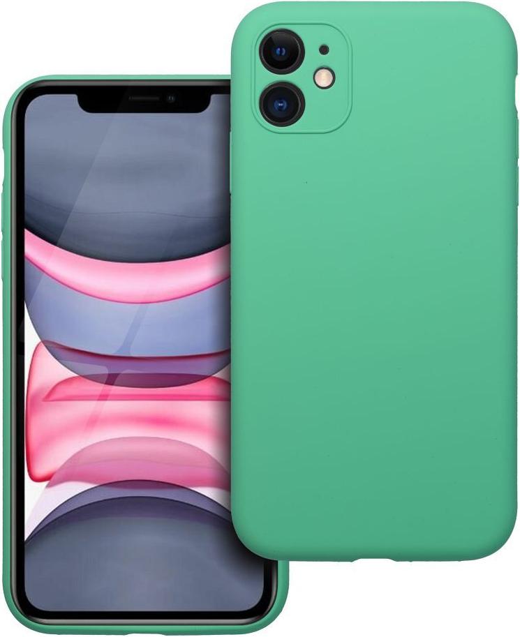 SILIKÓNOVÝ 2mm kryt na mobilný telefón vhodný pre IPHONE 11 mint