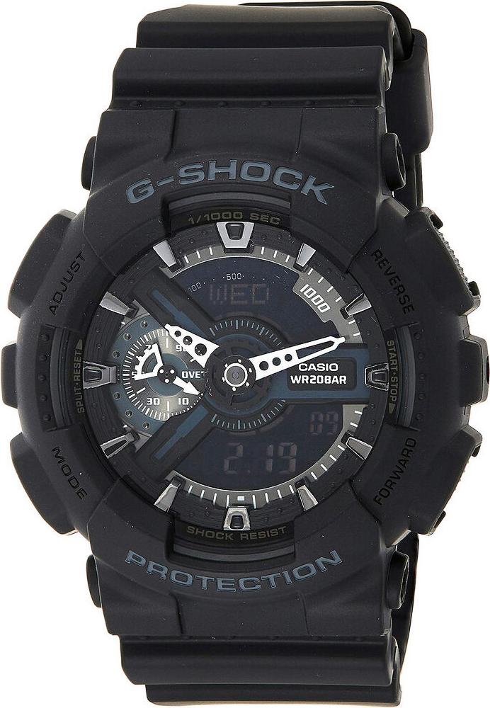 Pánske hodinky Casio G-Shock CLASSIC Black Silver-coloured (Ø 55 mm)